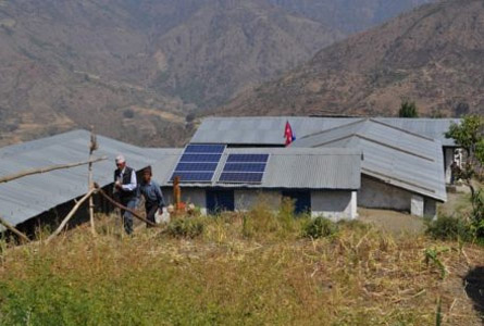 Система солнечной энергии для деревни